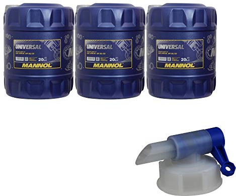 60L MANNOL Universal 15W-40 API SN/CH-4 Öl Motoröl MN7405-20 inkl. Auslaufhahn