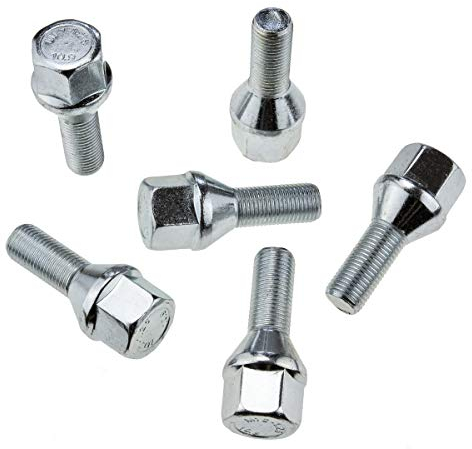 C CARBONADO Lot de 20 Boulons de Roue M12x1,2 26mm Siège Conique pour Jantes Aluminium et Acier