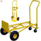 BricoLoco Carretilla + Carro plegable transporte con ruedas. Transportador. Plataforma 2 en 1!!!. Carga 200 kgs. Industrial. Almacén, oficina, mudanza, paquetes pesados, cajas...