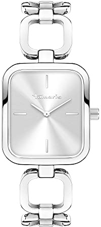 Tamaris Damenuhr – Schmuckbanduhr für Damen rund & eckig - Elegante Armbanduhr mit Schmuckband in Silber, Gold, Roségold, Schwarz, Grün