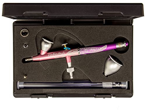 Harder & Steenbeck Kyiv Infinity Light 119128 - Pistola per aerografo 2 in 1, 2 e 0. 4 mm