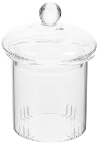 Cabilock Coffee Filters Glass Teapot Strainer 1 Set of Loose Tea Steeper Detachable Tea Strainer Transparent Tea Filter Glass Tea Infuser Teapot Lid Replacement Loose Tea Infuser