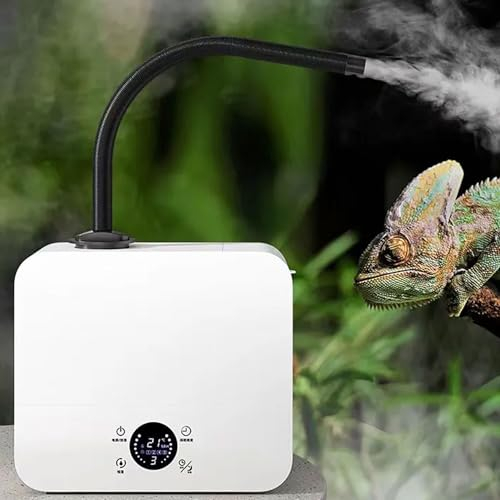 2,5 L Reptilien-Luftbefeuchter, Intelligenter Heimtier-Vernebler, Mit Teleskoprohr Und Zeitfunktion, Reptilien-Nebelgerät Für Terrarien, 2-Zweck-Luftbefeuchter Für Schildkröten, Eidechsen, Chamäleons