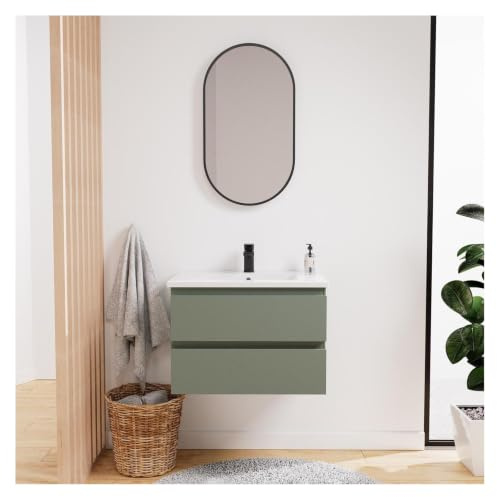 MOB-IN Meuble Simple Vasque 60cm Sorrento + Vasque