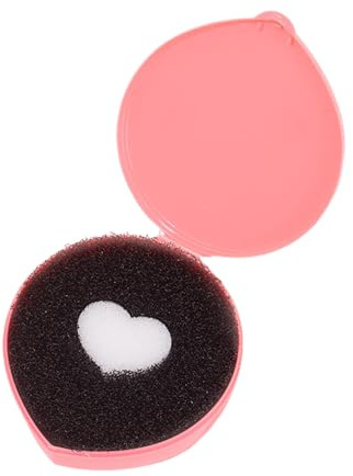Spugna per la rimozione del colore dei pennelli da trucco, spugna riutilizzabile | Rimozione rapida della polvere, design leggero per casa, lavoro, viaggi, non necessita di acqua, 7,5 x 8 cm, ideale