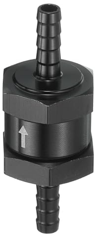 QUARKZMAN 6mm (1/4) Válvula Retención Combustible Accesorios Control Negro