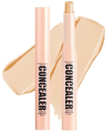 Boobeen Correcteur Stick Résistant à l'Eau, Crème Mate et Douce pour le Contour et la Correction des Imperfections, pour un Maquillage Naturel et Sans Défauts (04#, 1 décompte)