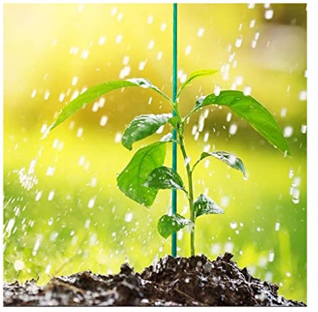 JOSUR Bastoncini di Supporto for Piante Floreali in bambù Verde, 20 Pezzi, for Fissare Le staffe della Pellicola della Serra e collegare i Pali in Legno for Piante.