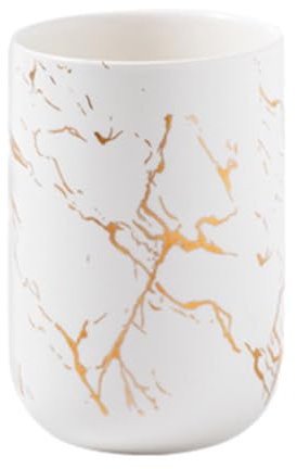 Porta Di Spazzolino Da Denti In Ceramica - Coppa Del Bagno Naturale, Organizzatore Senza Manico Senza Slip | Presentazione Delle Tazze In Ceramica, Supporto A Spazzola Per Dentifricio Per Scaffale Per