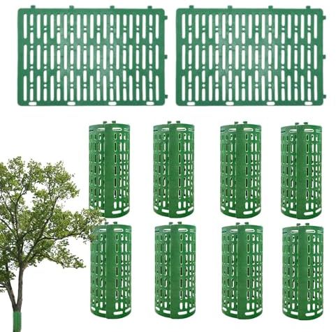 Opilroyn Schutz für Baumstämme, Multipack gegen Hirsche – Gartenzubehör, wetterfest, Pflanzenschutz für Garten, Obstgarten