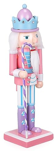 Alipis Casse-Noisette Décoratif Bois Figurine de Noël pour Table Ornement de Bureau