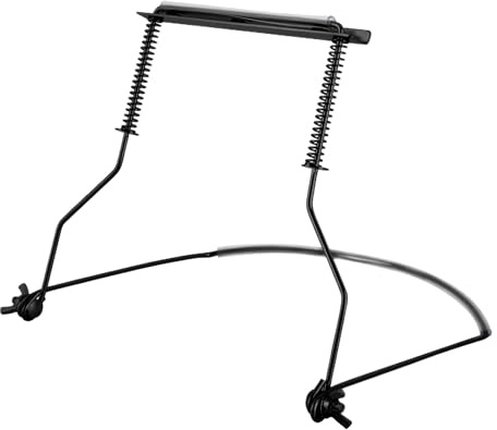 Professioneller Mundharmonika-Halter – robuste Metallkonstruktion, um 360° drehbare Halterung, Hals-abgenutzter Ständer, kratzfester Instrumentenständer, sicherer Verriegelungsmechanismus für