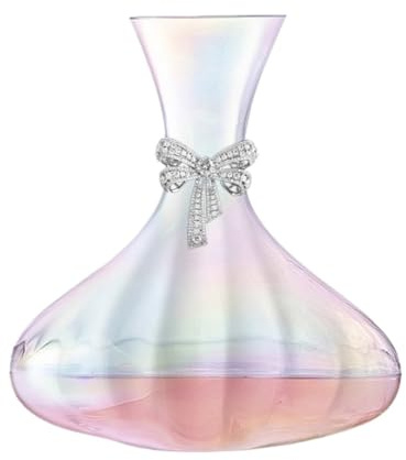 Caraffa per Vino Decanter Decanter for Vino in Cristallo Europeo Soffiato A Mano, Accessorio for Vino Rosso, for Gli Amanti del Vino Feste Ed Eventi