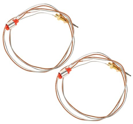 HEATSHAKING Dispositivo Di Protezione Spegnimento Fiamma Con Rilevatore Termocoppia Per Sostituzione Stufa Gas 2 Pezzi Ago Accensione Rapida Compatto Per Cucina Sicura