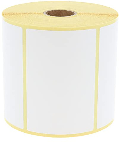 Labelident Thermoetiketten 80 x 50 mm - 8.220 Etiketten, 6 Rollen à 1.370 Etiketten | thermodirekt bedruckbar, selbstklebend und stark permanent haftend für Thermodrucker
