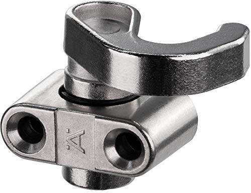 Gedotec Swivel Rod Lock Wardrobe Furniture Lock Accessory Set | Replacement Parts Set for Screwing | Rod Guide & Catch Hook – Locking Hook | 1 Set – Twist Rod Closure for Profile Bars 6 mm