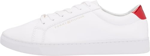 Tommy Hilfiger Donna Sneakers con Suola Preformata Essential Scarpe, Multicolore (Red/White/Blue), 40