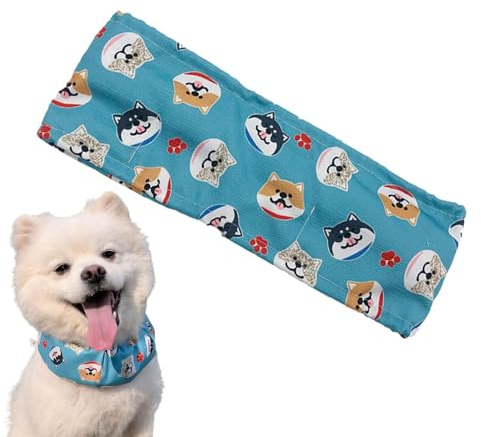 Dog Cooling Collar Neck Cooler | Dog Cooling Neck Wraps,Instant Cooling Bandanas for Dogs, Reusable Pet Supplies, Dog Collar for Hiking, Outdoor Activities on Hot Days