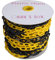SNS SAFETY LTD Chaîne en plastique noir et jaune 6 mm 50,0 mètres