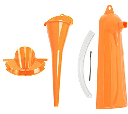 HDBUBALUS Primär vevhus motorcykel oljefyllning byte tratt oljefilter dränering tratt kit droppfri passform för Harley Harley Sportster XL883 breakout FXSB Touring Softail Dyna 3 st orange