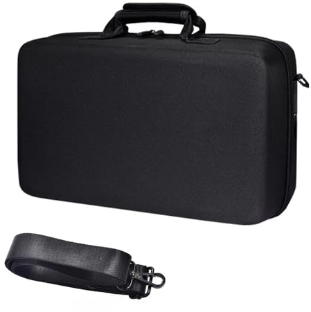 Sac de Rangement pour PS5 Slim Console de Jeux Mallette de Protection Sac de Transport antichocs Sac de Voyage Valise Sac à Main Sac d'organisation Portable résistant aux Rayures Accessoires (Black)