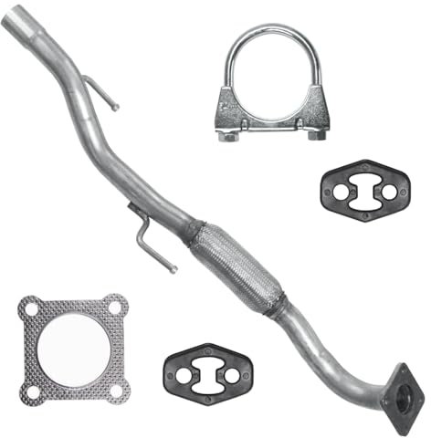 Schalldämpferset Auspuff Kollektorrohr für Polo 4 IV 9N 2001-06/2008 1.4 Schrägheck