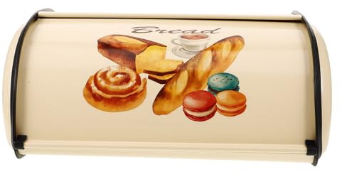 Luxshiny Bakery Bread Storage Case Aus Gusseisen Moderner Metall-brotkasten Mit Deckel Für Aufbewahrung Von Brot Und Backwaren Küche Und Bäckerei
