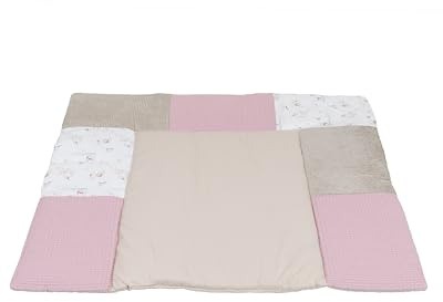 ULLENBOOM Wickelauflage 85x75 cm - Waschbar und für unterwegs geeignet | Außenmaterial: 100% Baumwolle, Alle Materialien OEKO-TEX zertifiziert, Made in EU, Schadstoffgeprüft