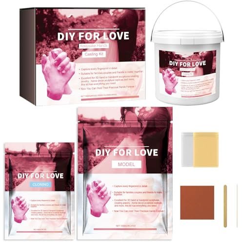 Limtula Romance Coppia Kit Stampaggio Mano Creare Statue A Mano Scultura Ricordi Gesso Cloni Polvere Getti Kit Per Amante