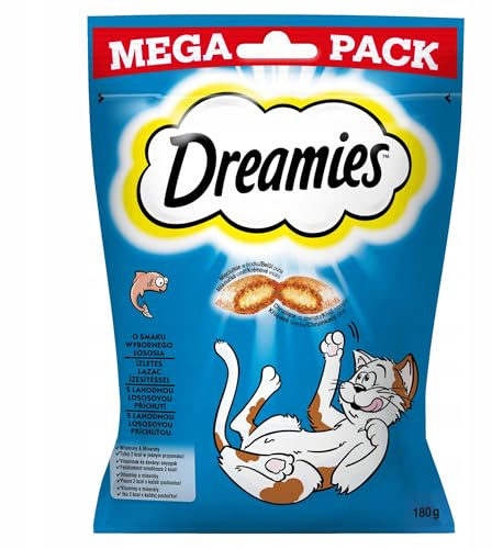 Dreamies Leckereien für Katze mit Lachs 180g