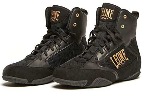 LEONE 1947 Unisex Stivaletti Boxe Premium STIEFEL-CL110, schwarz