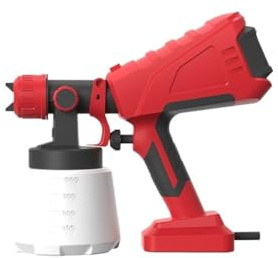 Pistola per Verniciare, Pistola a spruzzo elettrica senza fili, pistola a spruzzo HVLP ad alta pressione for vernice al lattice, progetti fai da te for la casa