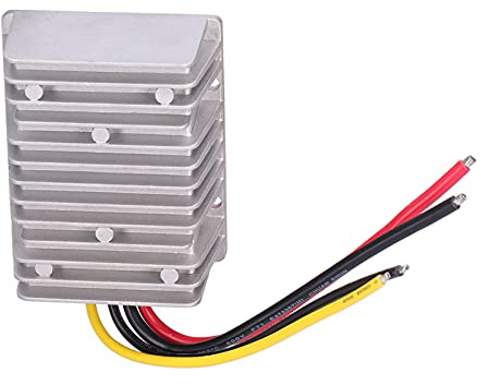 DC Voltage Converter 12V to 24V 20A 480W | IP68 Weatherproof Boost Module for Cars/LED Lights/Solar Panels | Die - Cast Aluminum Supply Unit with Over - Temperature Protection