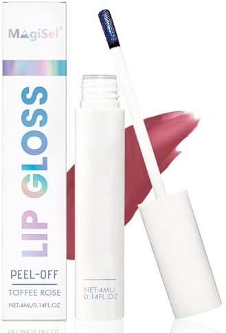 Dra av läppfärg, dra av läppfärg, dra av läppstift, läppfoder med matt finish, ändra färger läppglans hållbar vattentät flip-läppmakeup, gåva för kvinnor, 1 styck