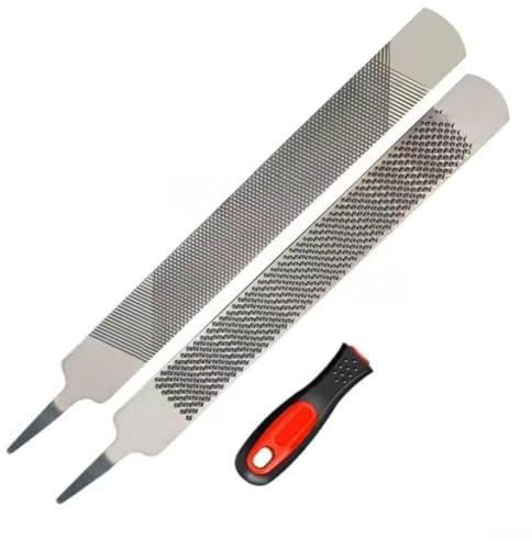 Con escofina de herradura en pulgadas, lima de herradura para suministros ecuestres, compatible con archivo de caballo para mango 14, 1 pieza de metal (B)