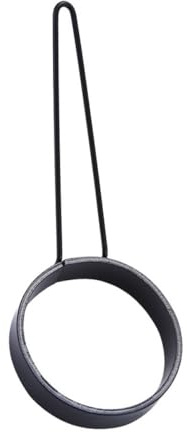 Toyvian Anillo para Huevos de Acero Inoxidable Mango Largo, Molde Antiadherente para Tortillas y Desayunos, Anillo Práctico para Freír Huevos en Cocina Doméstica