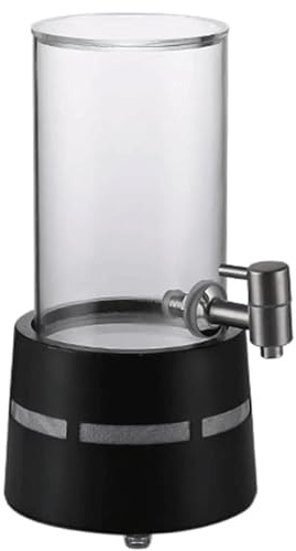 dispensador de agua Beer Tower Dispensador de torre de bebidas transparente de 2L, grifo integrado de doble acción fácil de limpiar for bebidas/cerveza/licor bebidas
