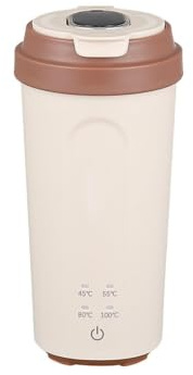 Bollitore Elettrico da Viaggio Mini, bollitore per Acqua Ricaricabile da 500 ml Alimentato Tramite USB con 4 Controlli della Temperatura, Thermos per Latte Artificiale, tè e caffè