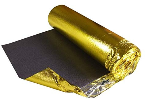 Grandismo 5mm , 6mm or 7mm Super Gold Underlay - Choose Any Size - for Wood / Laminate Flooring - Provides Acoustic Sound and Impact Reduction - (7mm, 30m2 (1m x 30m))