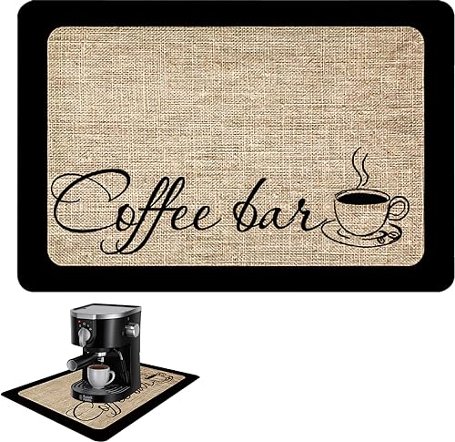 HOMURY Alfombrilla Escurreplatos, Tapete De Café, Alfombrilla Secado de Platos, Súper Absorbente Alfombra Escurreplatos Apta, Estera Fregadero Secado Rápido, para Cocina, Cafeteras (40 X 50cm)