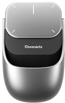Cheerdots 2 Detachable Air Mouse With Built-in AI Wireless Touchpad Laser All-In-One AI Recording With ChatGPT Silver
