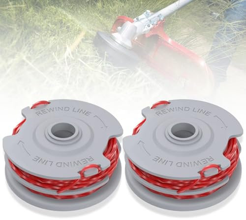 zCloud Flymo strimmer spool,flymo strimmer wire Replace of FLY021,strimmer spool replacement,Compatible with Flymo Power/Mini/Trim Grass Trimmer,2PCS Standard 1.5mm 36ft Lawn Mower Replacement Spool