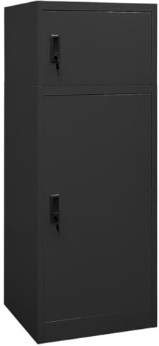 Armoire à selles Anthracite 53x53x140 cm Acier,Équipements Sportifs,Loisirs de Plein air,Équitation,Accessoires de harnachement pour Chevaux,Accessoires de selles,Porte-selles-339602