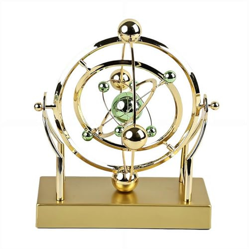 Pendule à mouvement perpétuel en orbite céleste, Newtons - Machine à mouvement perpétuel - Décoration de bureau pour bureau, maison, cadeau pour les amateurs d'astronomie et les enseignants