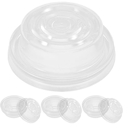 GARVALON Accessori per Pompa del Seno Manuale ed Elettrica in Silicone Sicuro, Non Facilmente Deformabile, 4 Pezzi per Uso Domestico e Centri di Confinement