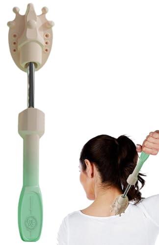 Rascador eléctrico de espalda, con garra ampliada, portátil, recargable, para picazón, adorable instrumento eléctrico ligero para adultos y niños, garra ampliada extensible, portátil, picazón