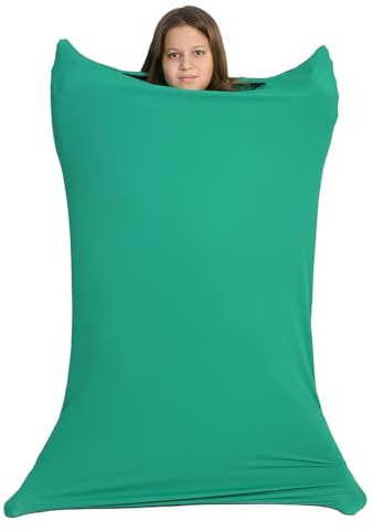 Sensory Owl Ganzkörpersocke Sensorisch Kinder und Erwachsene Ganzkörperwickel Stressabbau Autismus ADHD Hilfsmittel L 155 cm Grün