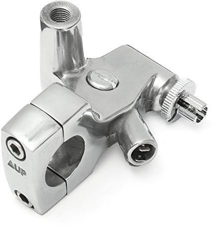 Viviance Soporte de Montaje de Palanca de Embrague de Motocicleta de 25 mm 1 Pulgada Compatible con Harley Honda Shadow 600 VT750 - Negro