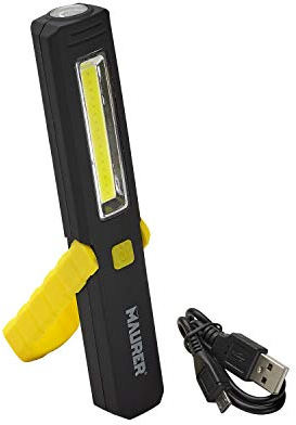 Linterna LED Multifunción Tipo Boligrafo Recargable (900 mAh) 200 Lumenes Con Iman, Gancho y Soporte Ajustable.
