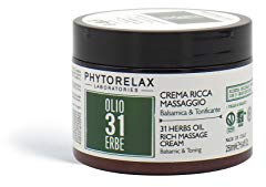 PhytorelaxLaboratories Olio 31 Erbe Vegan & Organic - Crema Ricca Massaggio - Balsamica E Tonificante - 250 ml
